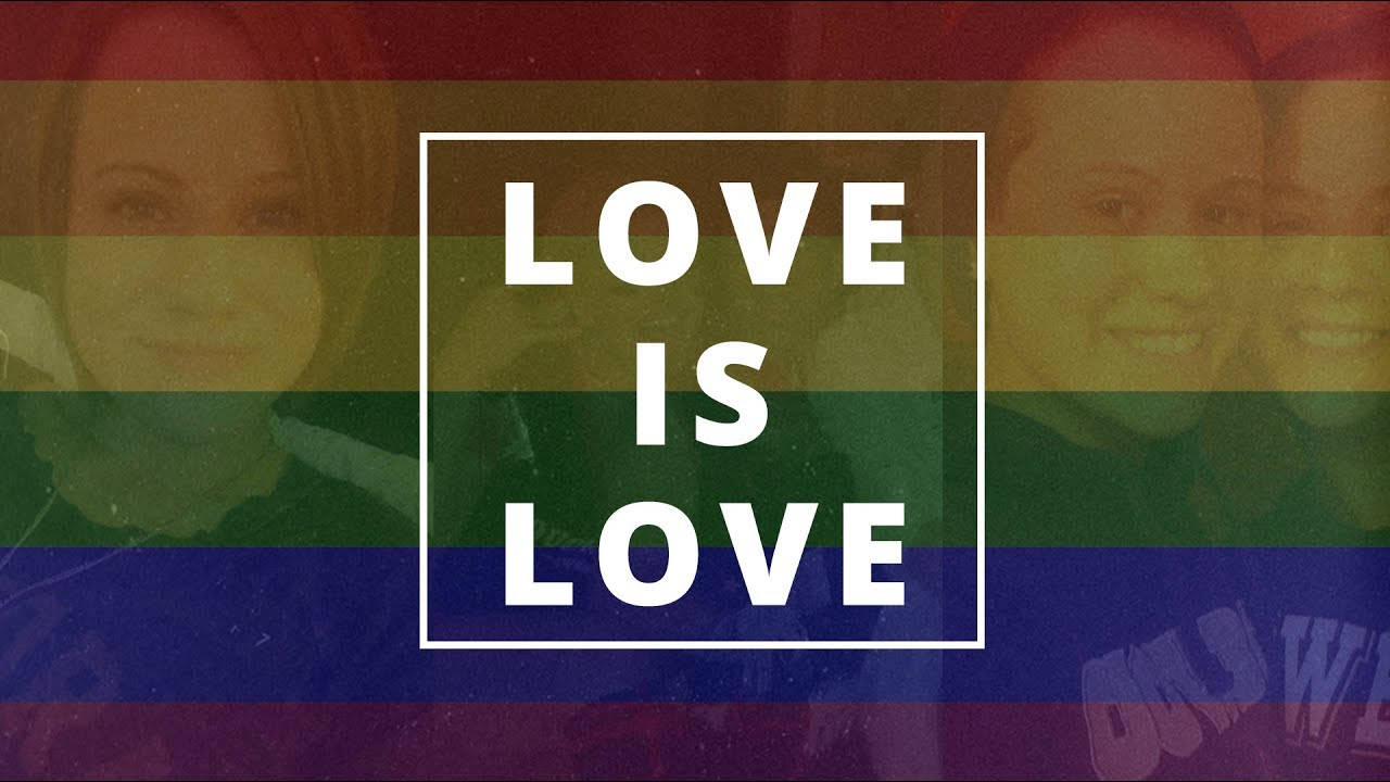 Kærlighed er kærlighed og lesbisk tapet Wallpaper