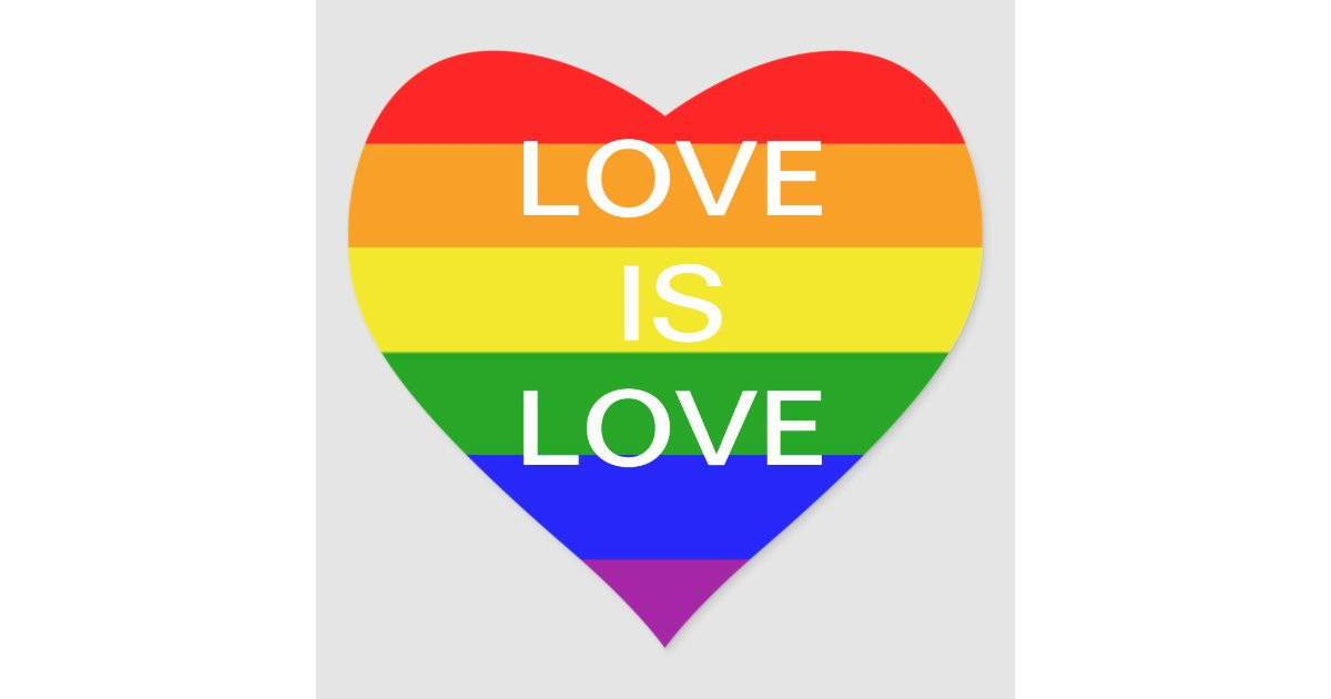 Kærlighed er kærlighed i Pride Heart Flag Tapet Wallpaper