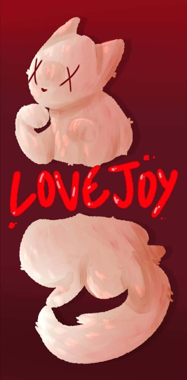 Kärlek,glädje, Vit Katt Affisch Wallpaper