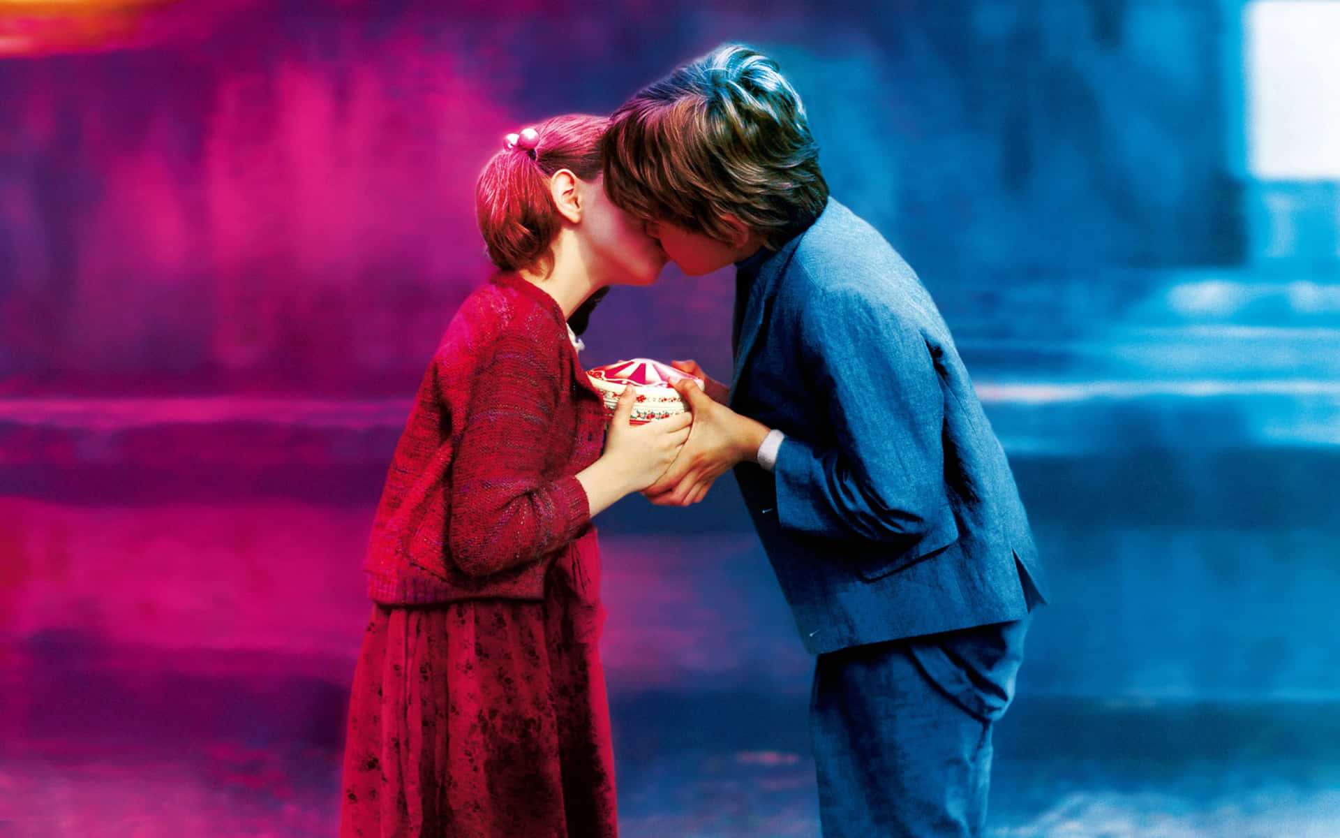 Love Kiss Red Blue Picture