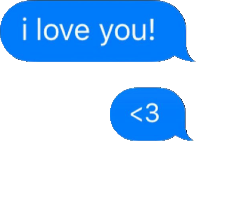 Love Message Heart Emoji Chat PNG