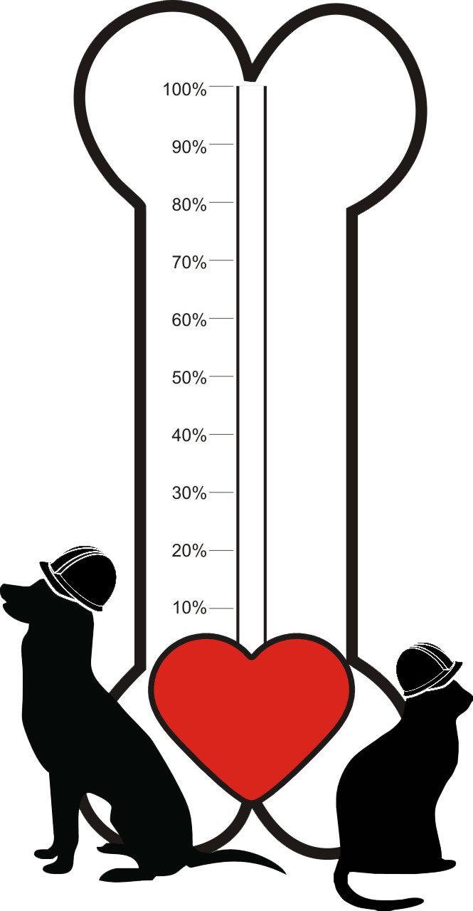 Love Meter Thermometerwith Cats PNG