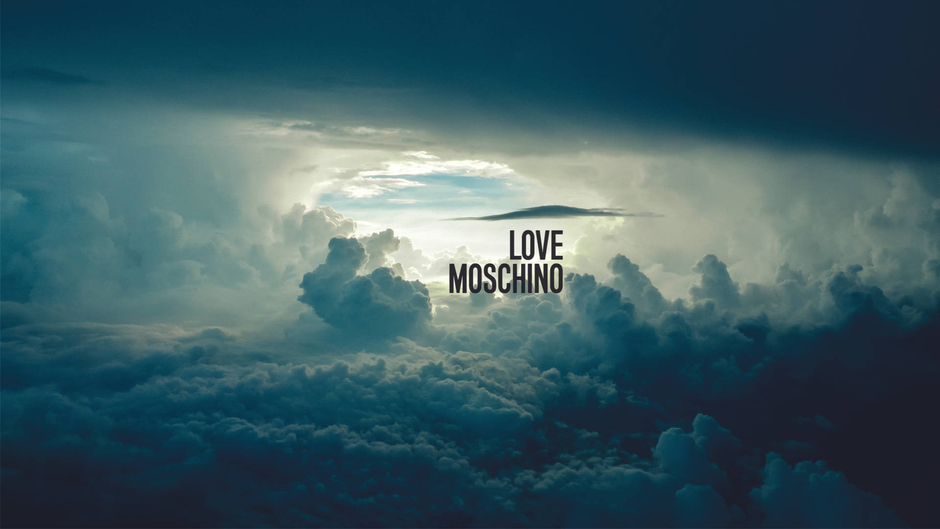 Love Moschino Cloudy Sky Wallpaper