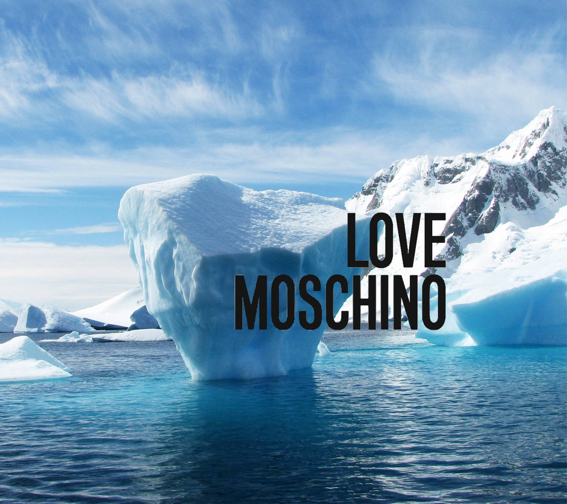 Elsker Moschino Iceberg Tapet Wallpaper
