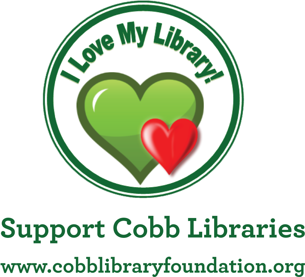 Love My Library Support Cobb Libraries Logo PNG