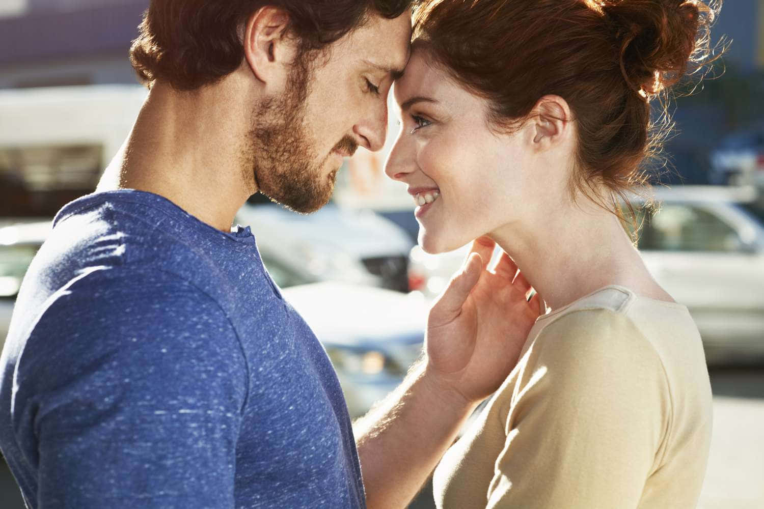 Lovers Looking Into Each Other's Eyes Picture