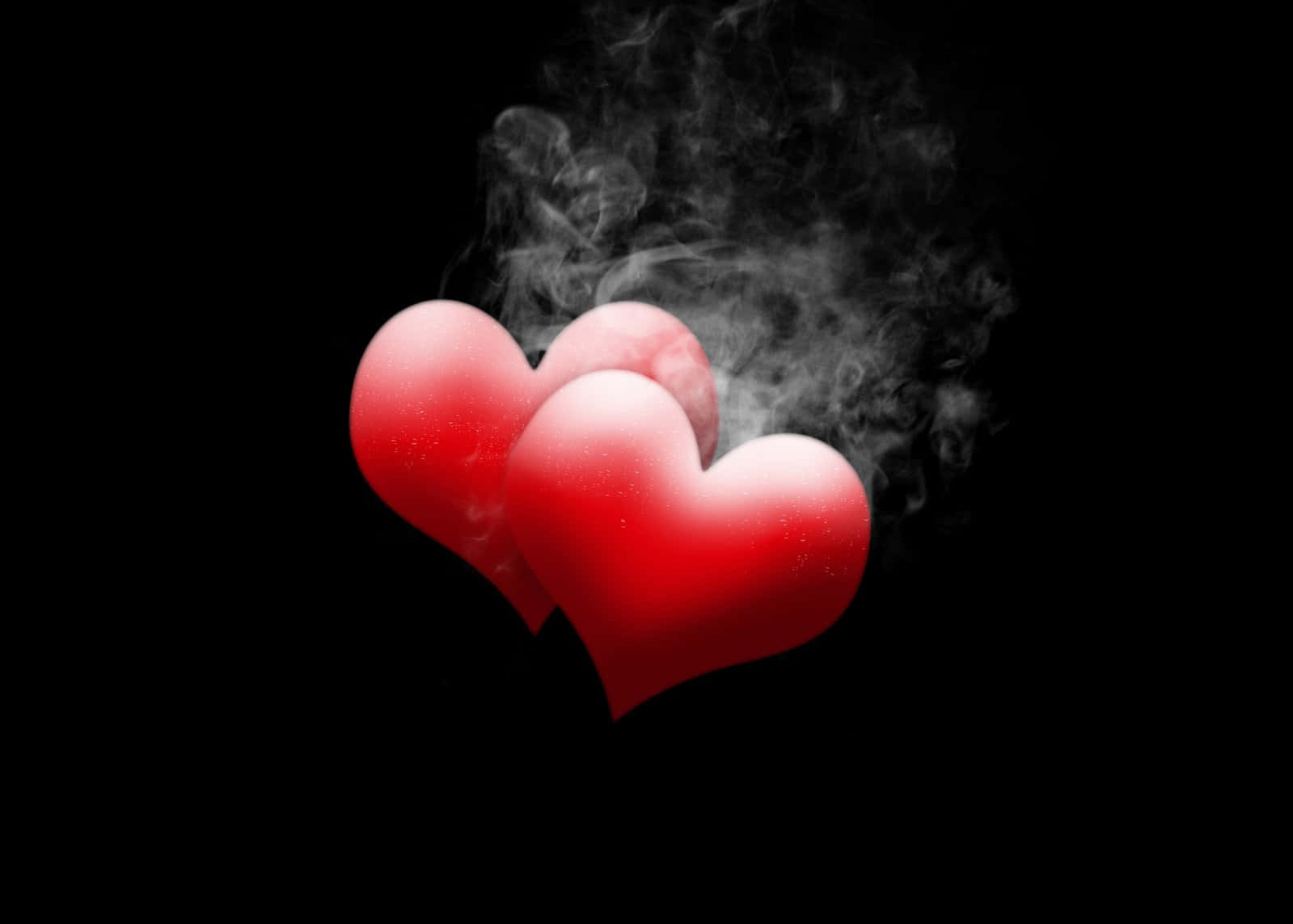 Rauchendesentzückendes Herz-bild