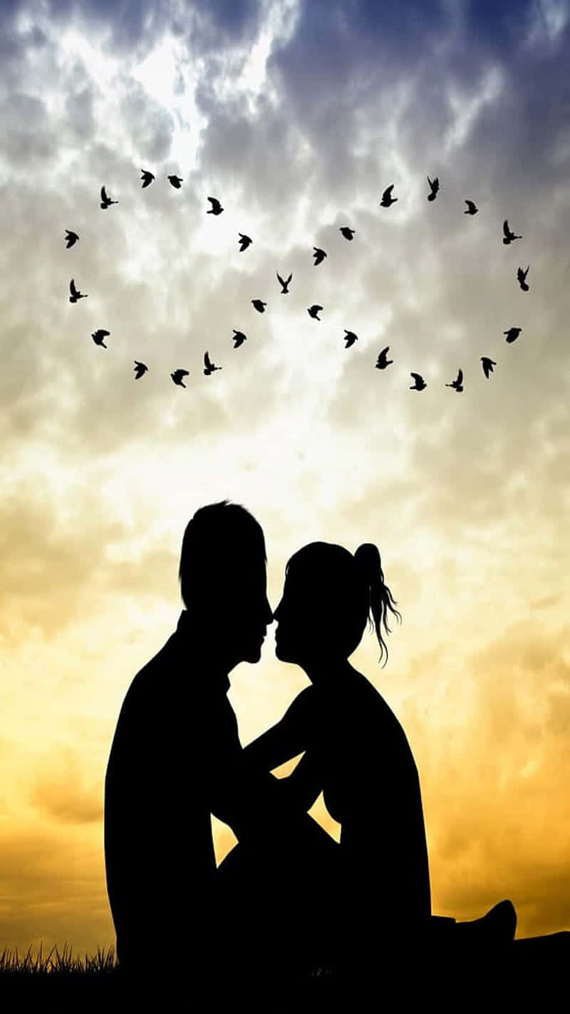 Lovers And Infinity Bird Formation Love Picture