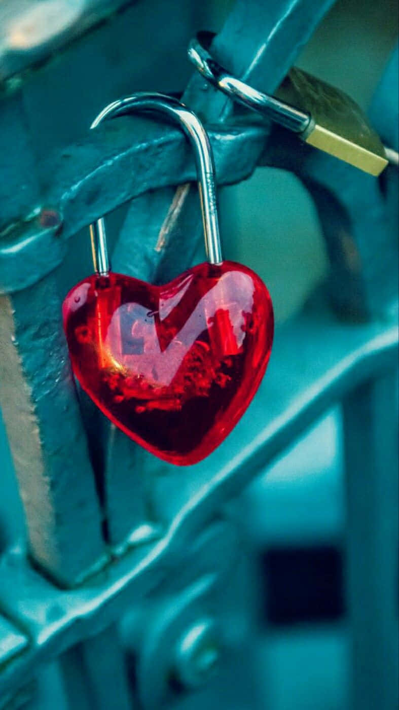 Resin Love Lock Picture