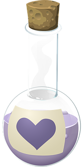 Love Potion Bottle PNG