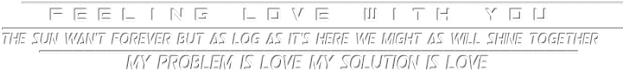 Love Quote Banner PNG