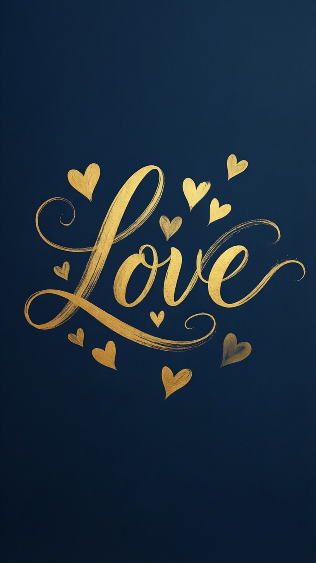 Écriture d'Amour Navy Fonds d'écran