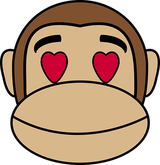 Love Struck_ Emoji_ Graphic PNG