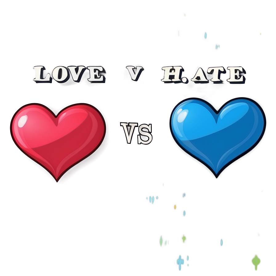 Love Vs Hate Epic Showdown Png Rld43 PNG
