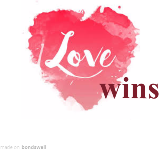 Love Wins Heart Graphic PNG