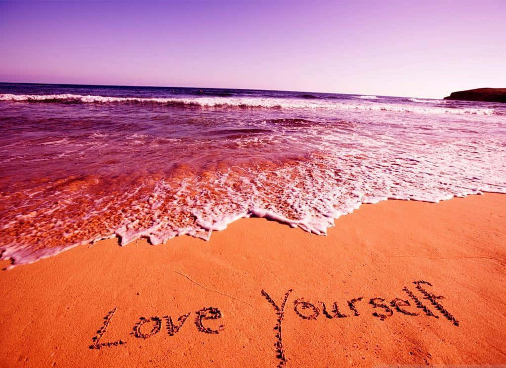 Be Kind to Yourself – Love Yourself" Wallpaper
