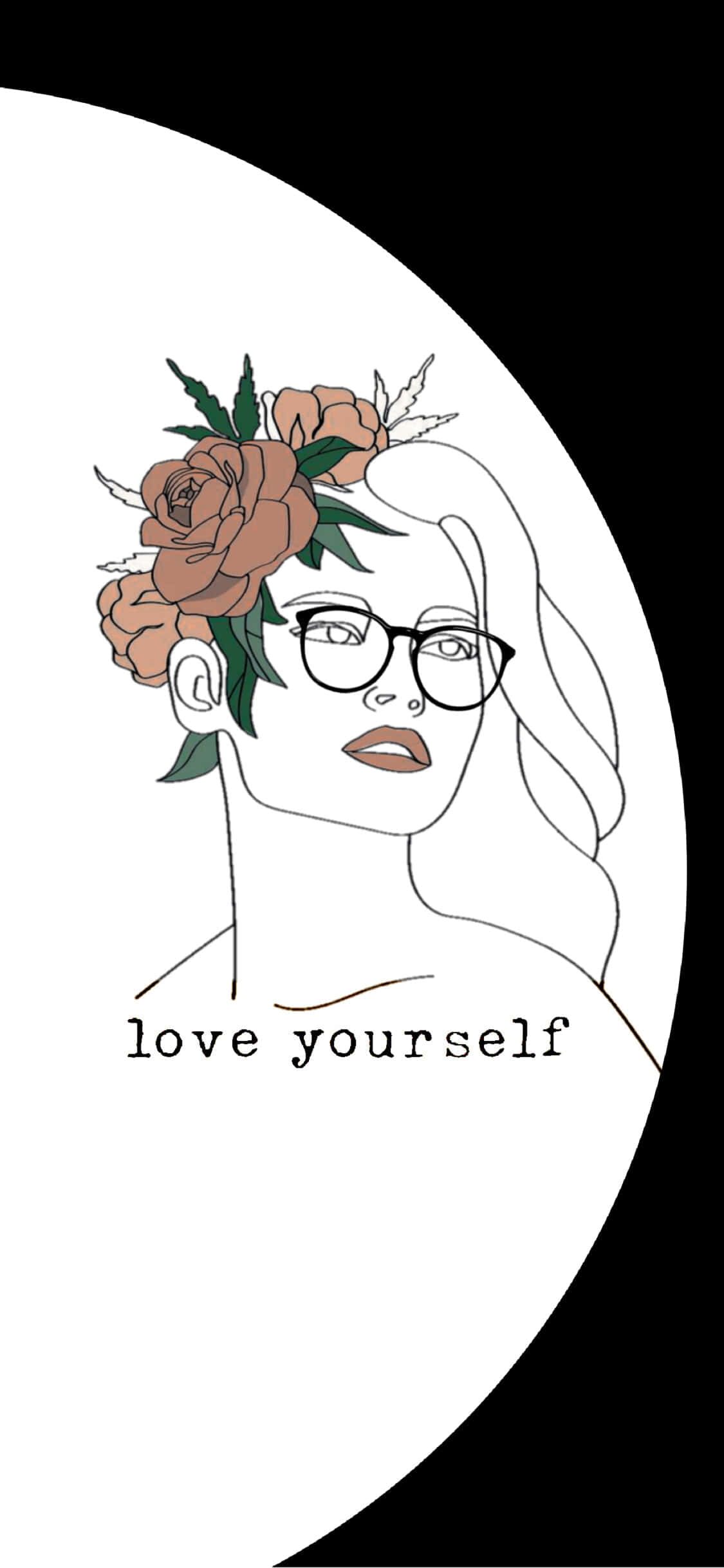 Love Yourself - Embrace Positivity and Inner Growth Wallpaper