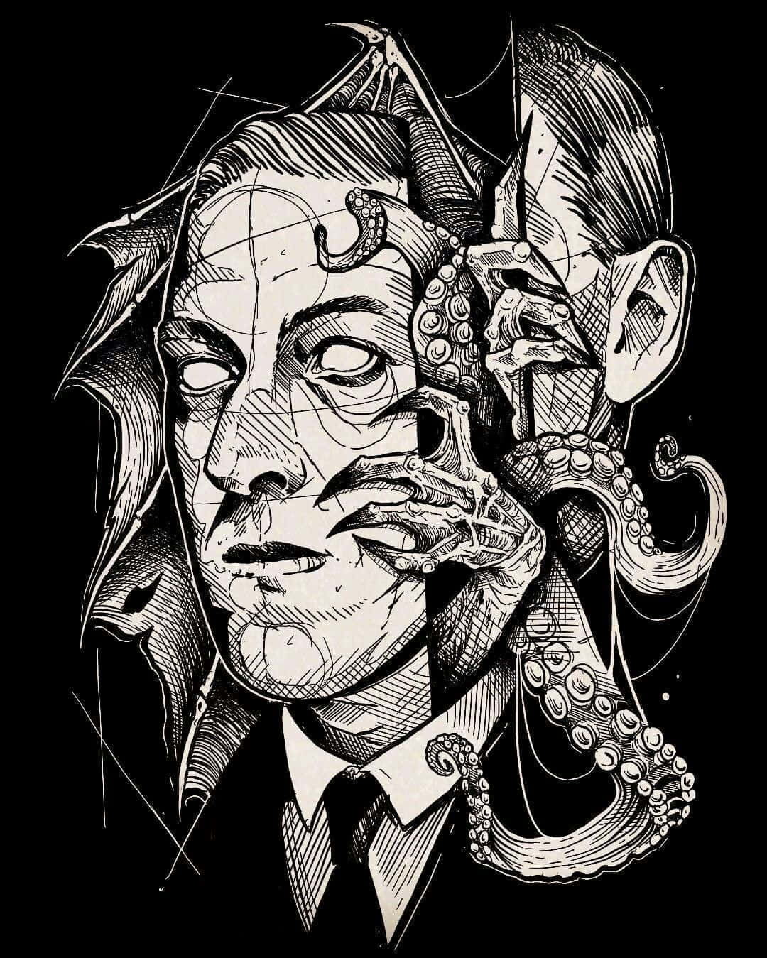 Entranel Mondo Dell'orrore Cosmico Ed Esplora Le Storie Di H.p. Lovecraft.