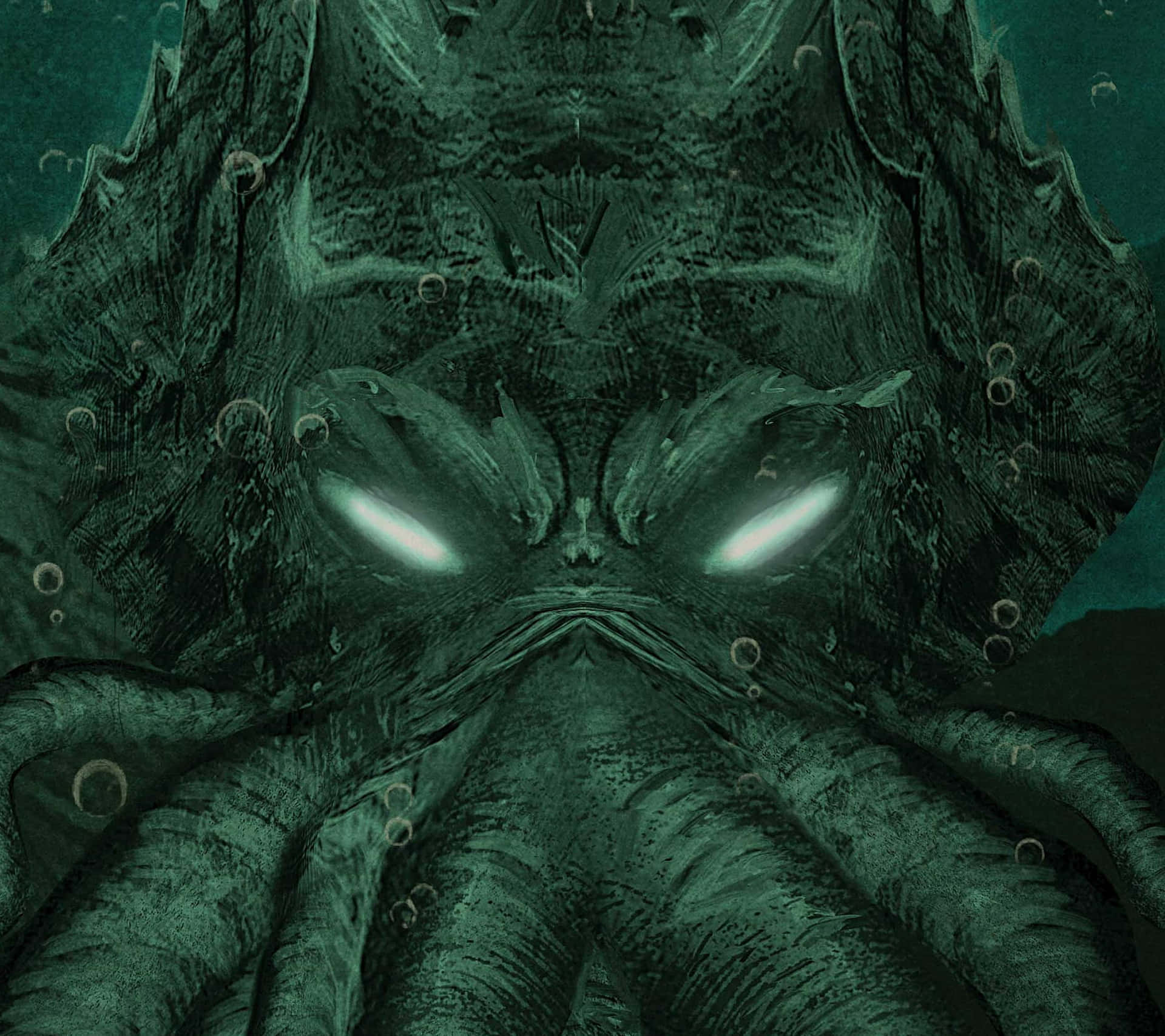 Enbild Inspirerad Av H.p. Lovecrafts Kosmiska Skräck