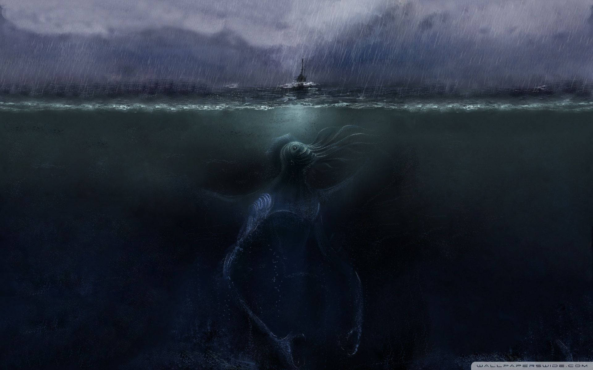 Lovecraft Under The Sea Wallpaper