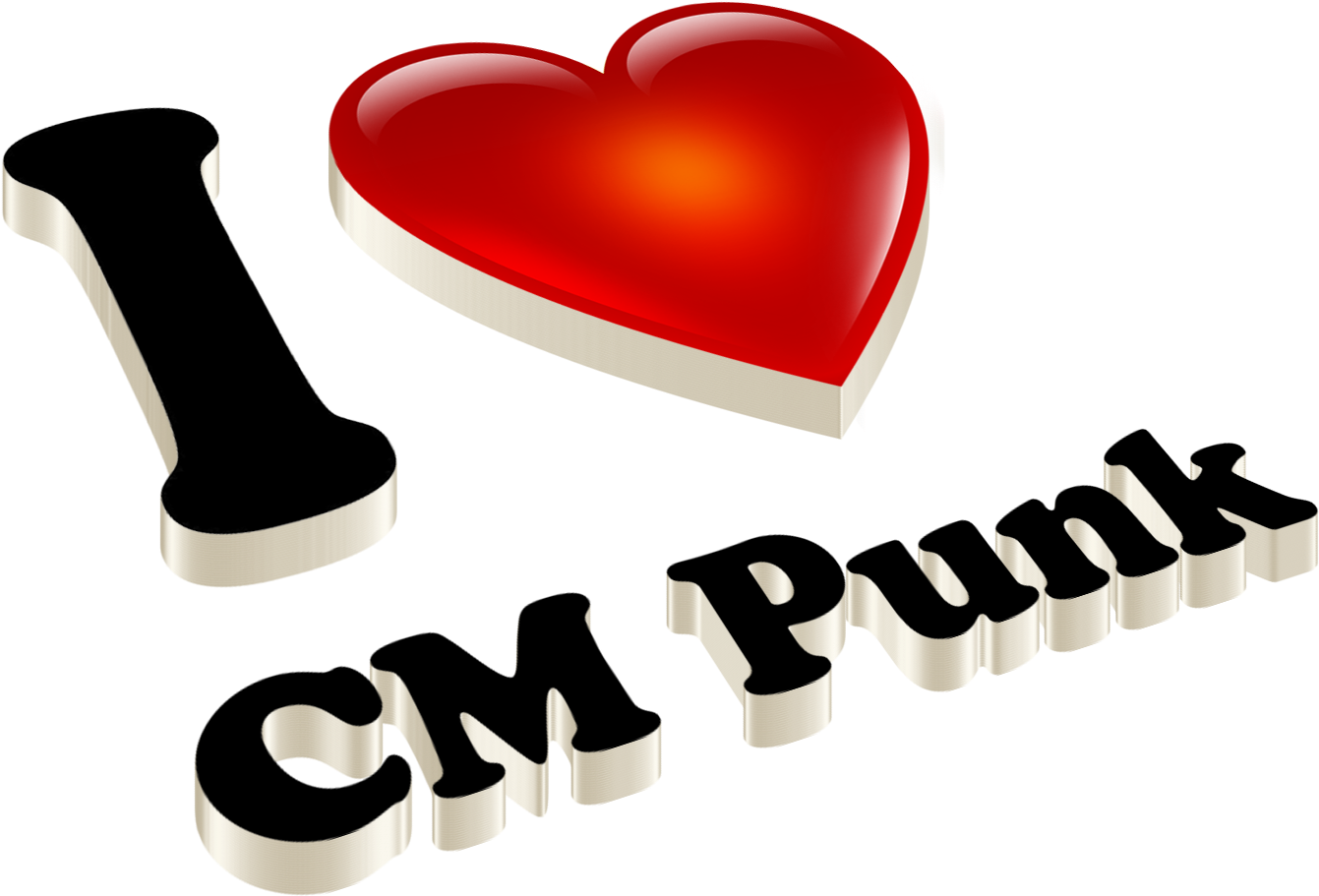 Lovefor C M Punk Graphic PNG