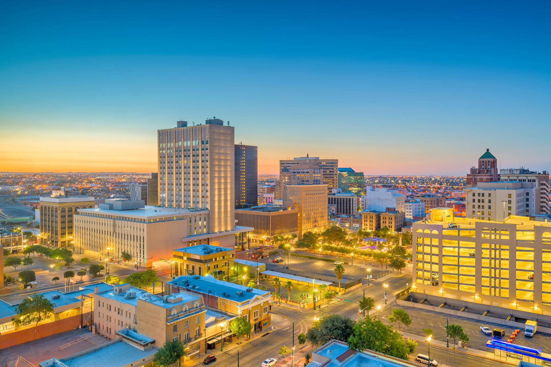 Lovely El Paso City View Wallpaper