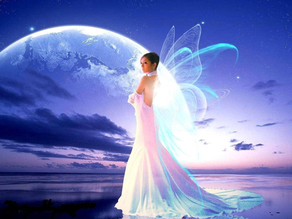Lovely Fairy In White