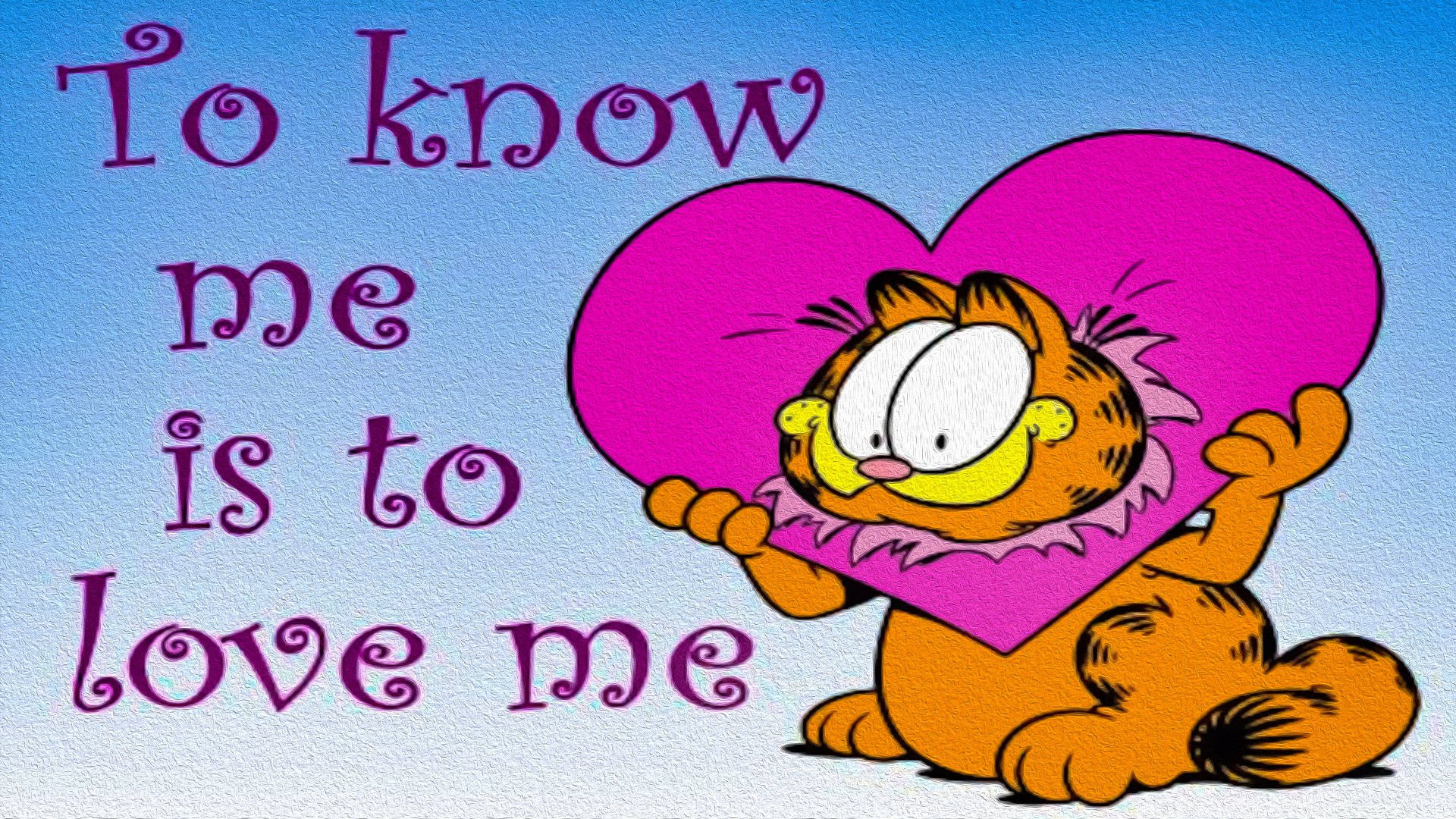 Lovely Garfield Quote Wallpaper