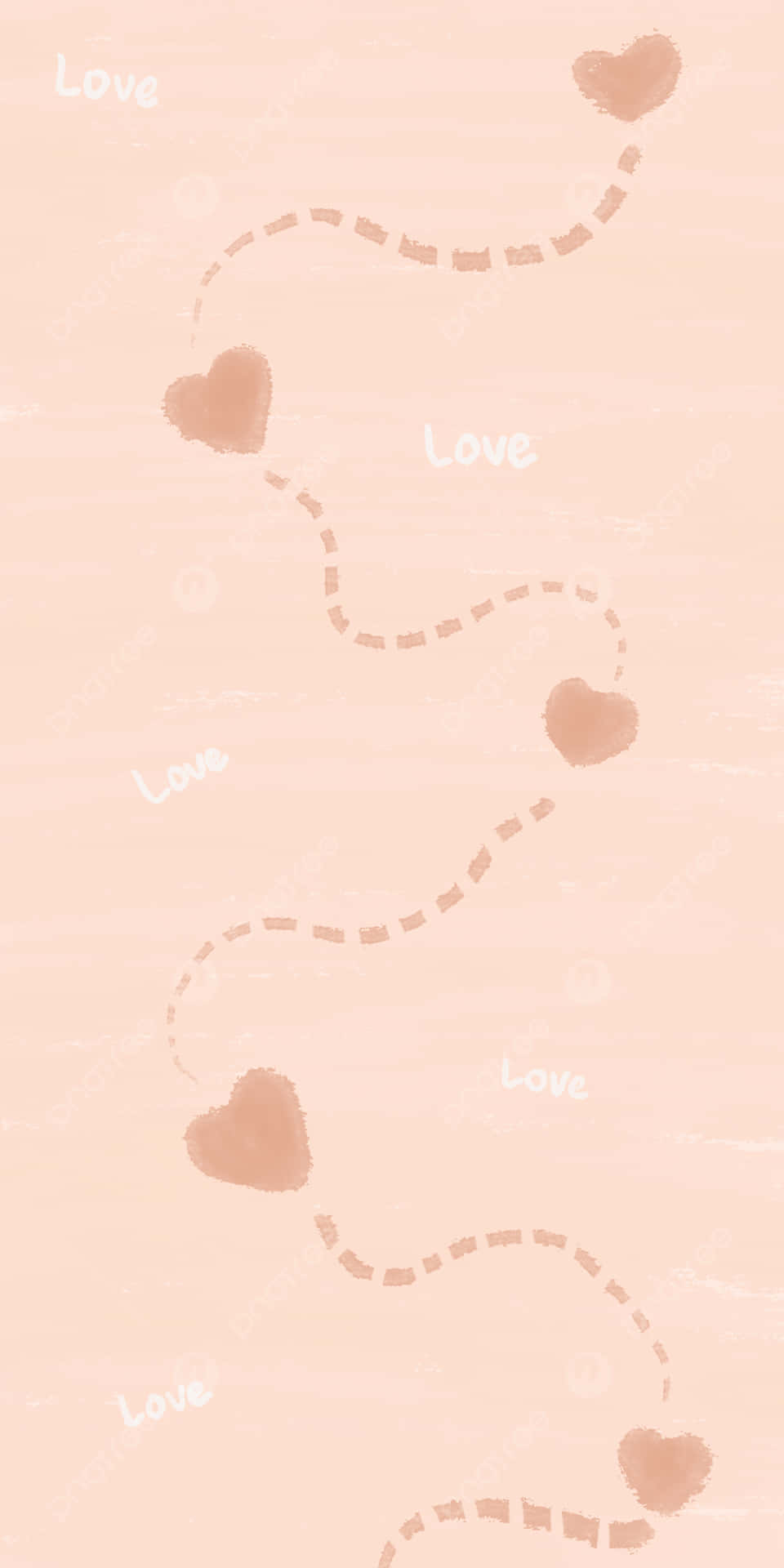 Lovely Heart Line [wallpaper] Wallpaper