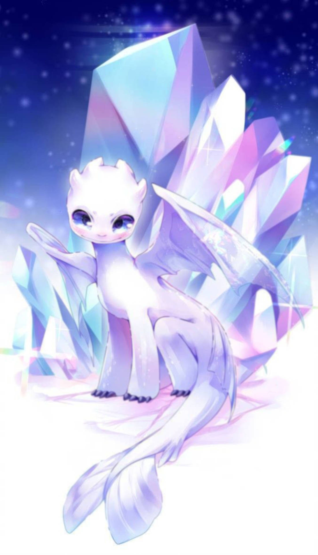 Lovely Ice Dragon Wallpaper