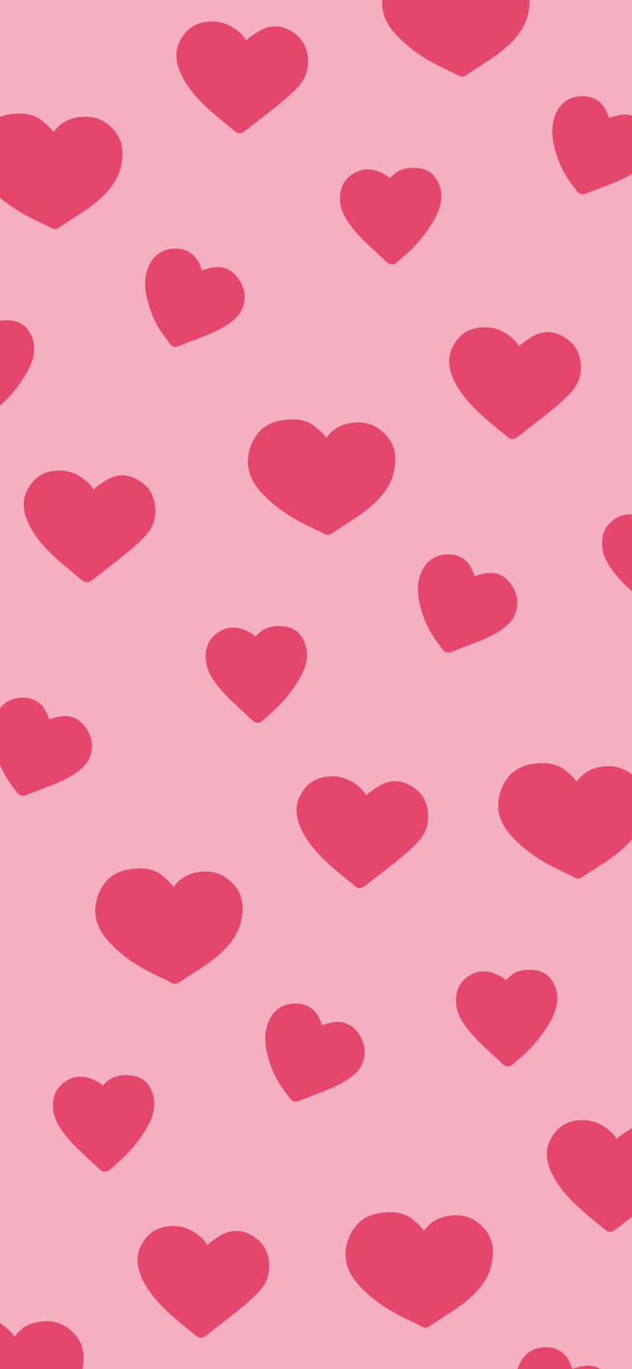 Lovely Pink Hearts [wallpaper] Wallpaper