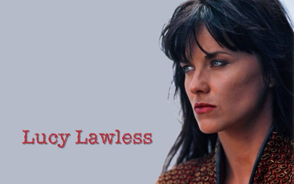 Lovely Portrait Of Lucy Lawless Wallpaper