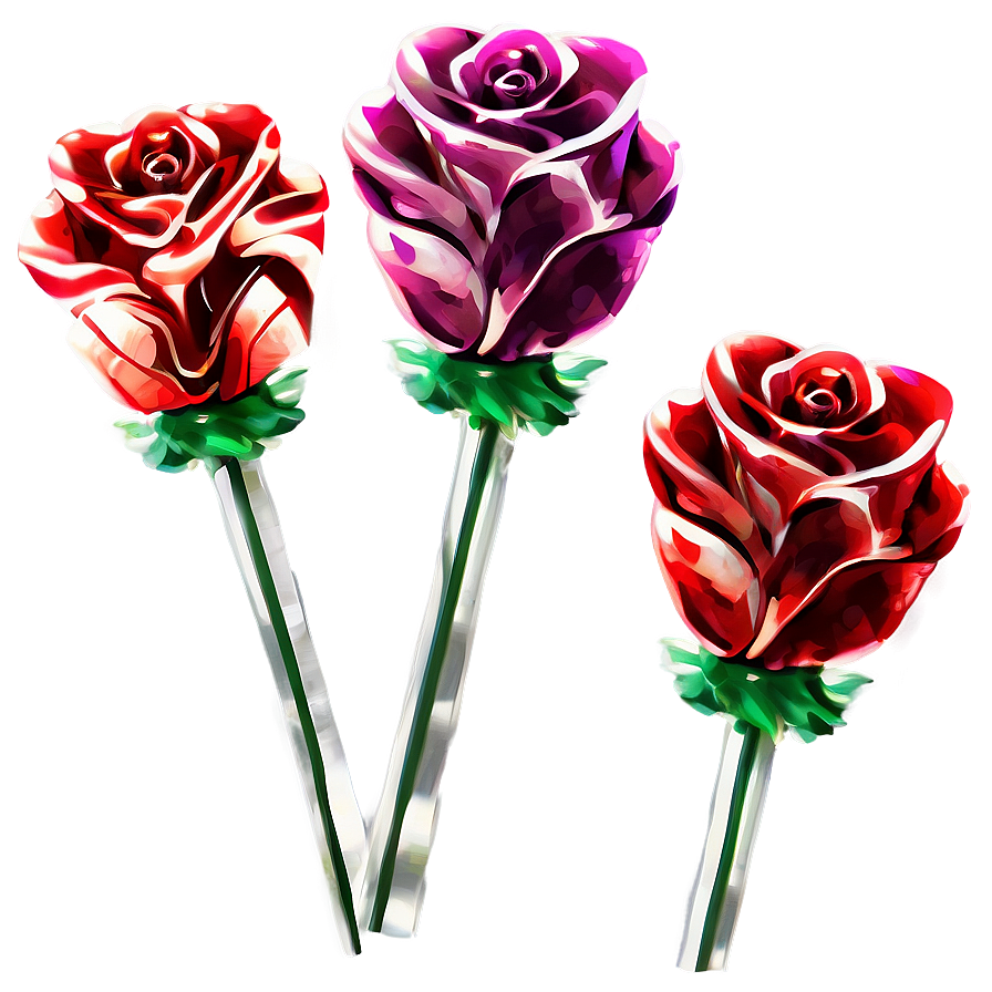 Lovely Valentine's Day Flower Bouquet Png Cpl PNG