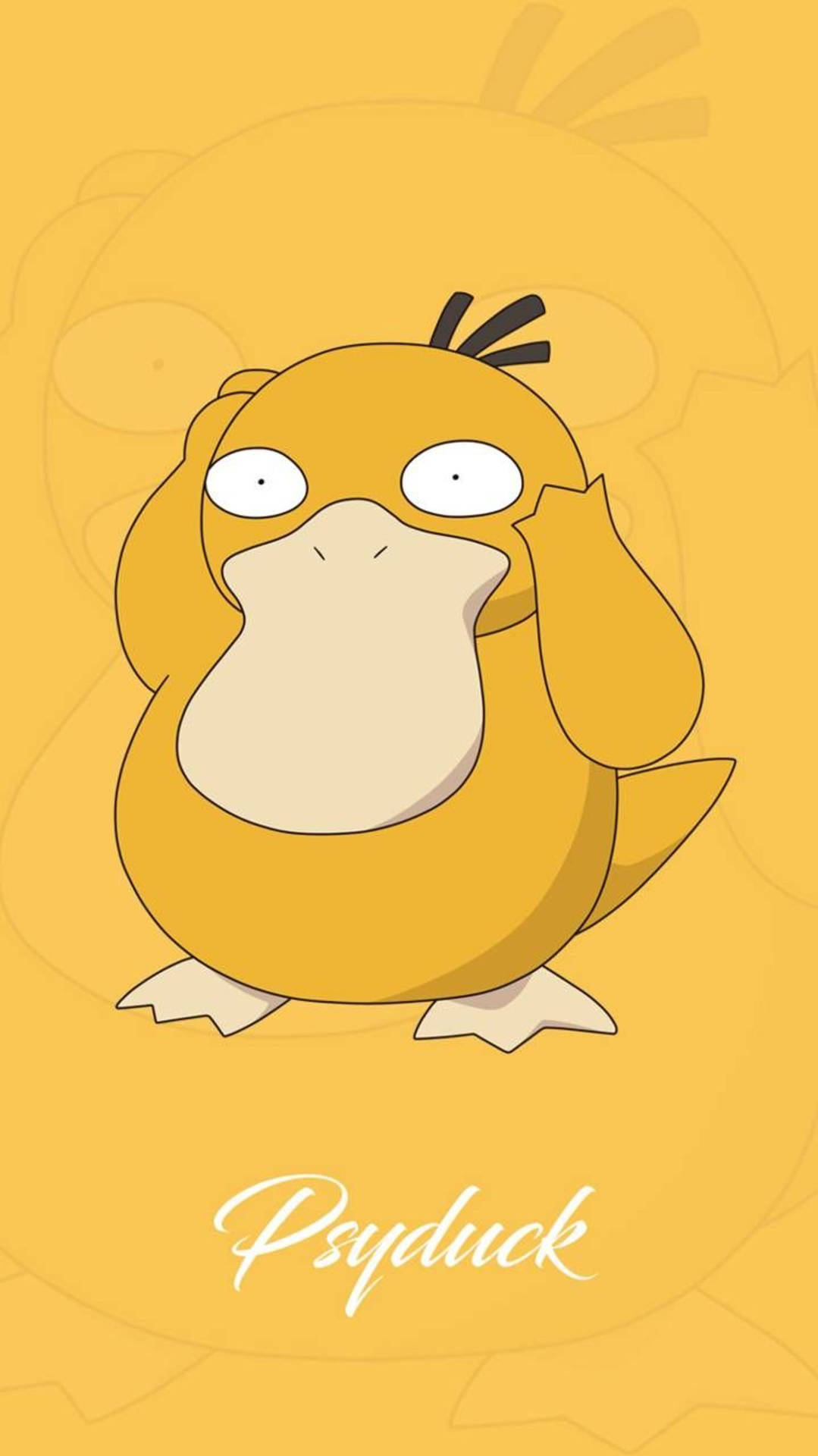 Lovely Yellow Psyduck Phone