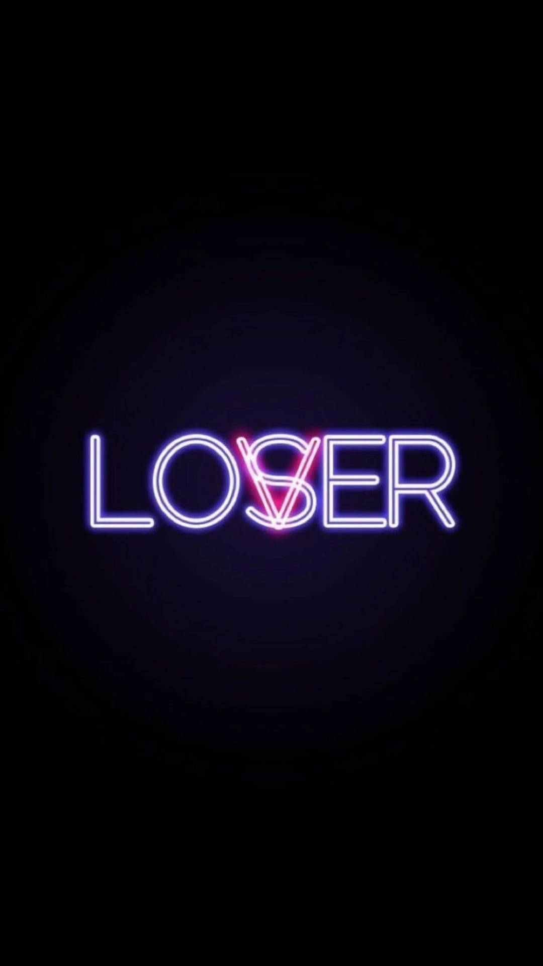 Lover Loser Dark Grunge Aesthetic Wallpaper
