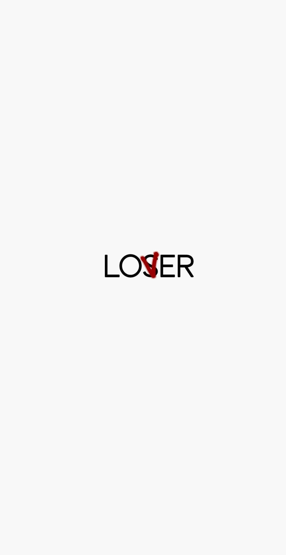 A Logo With The Word Loser On It Wallpaper