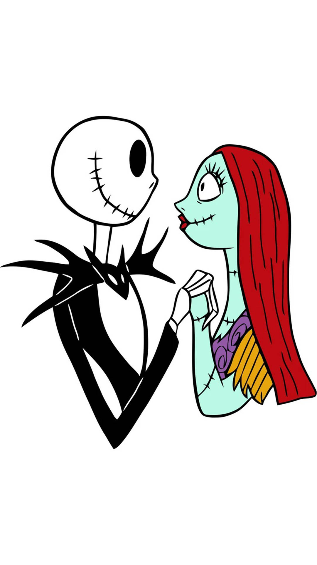 Lovers Jack And Sally Wallpaper