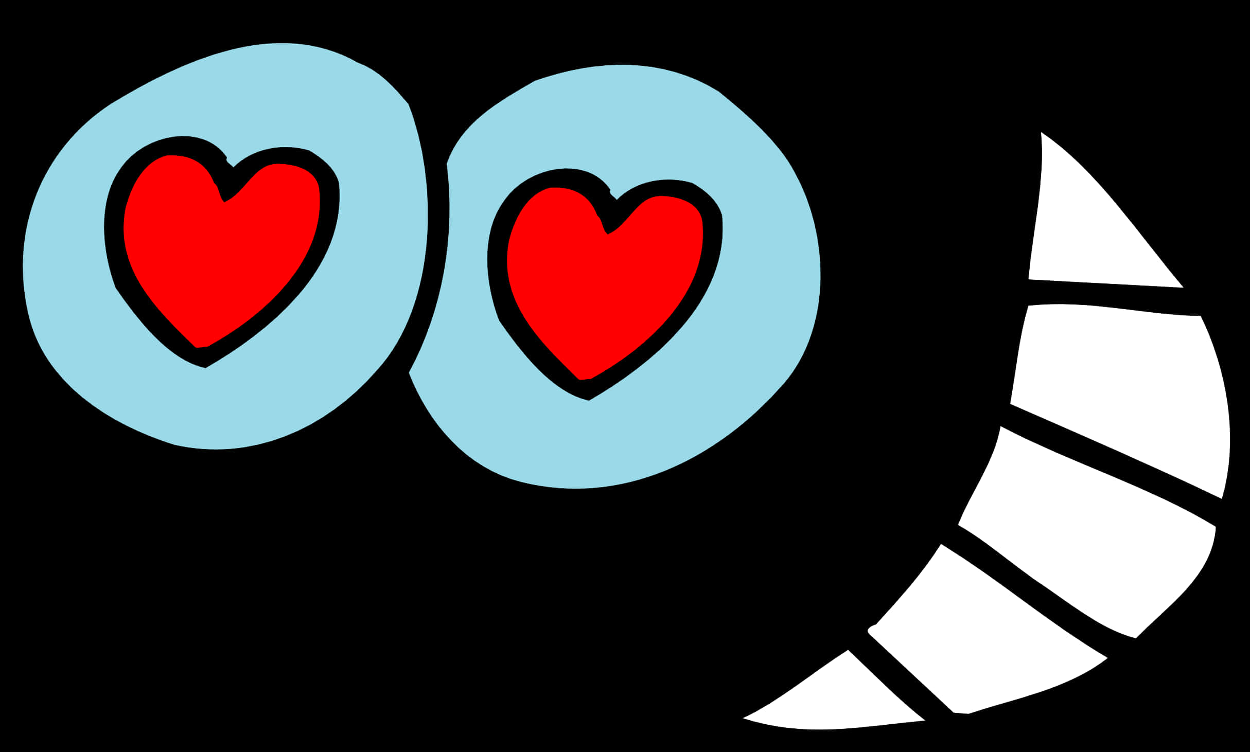Loving_ Googly_ Eyes_and_ Smile_ Vector PNG