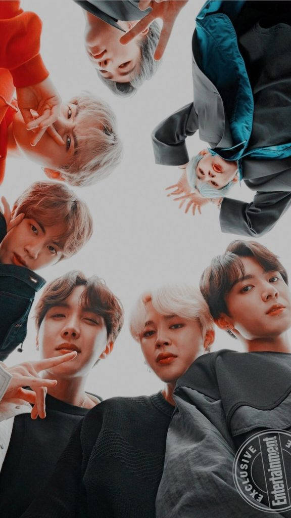 Low Angle Shot Bts Cute Aesthetic Wallpaper