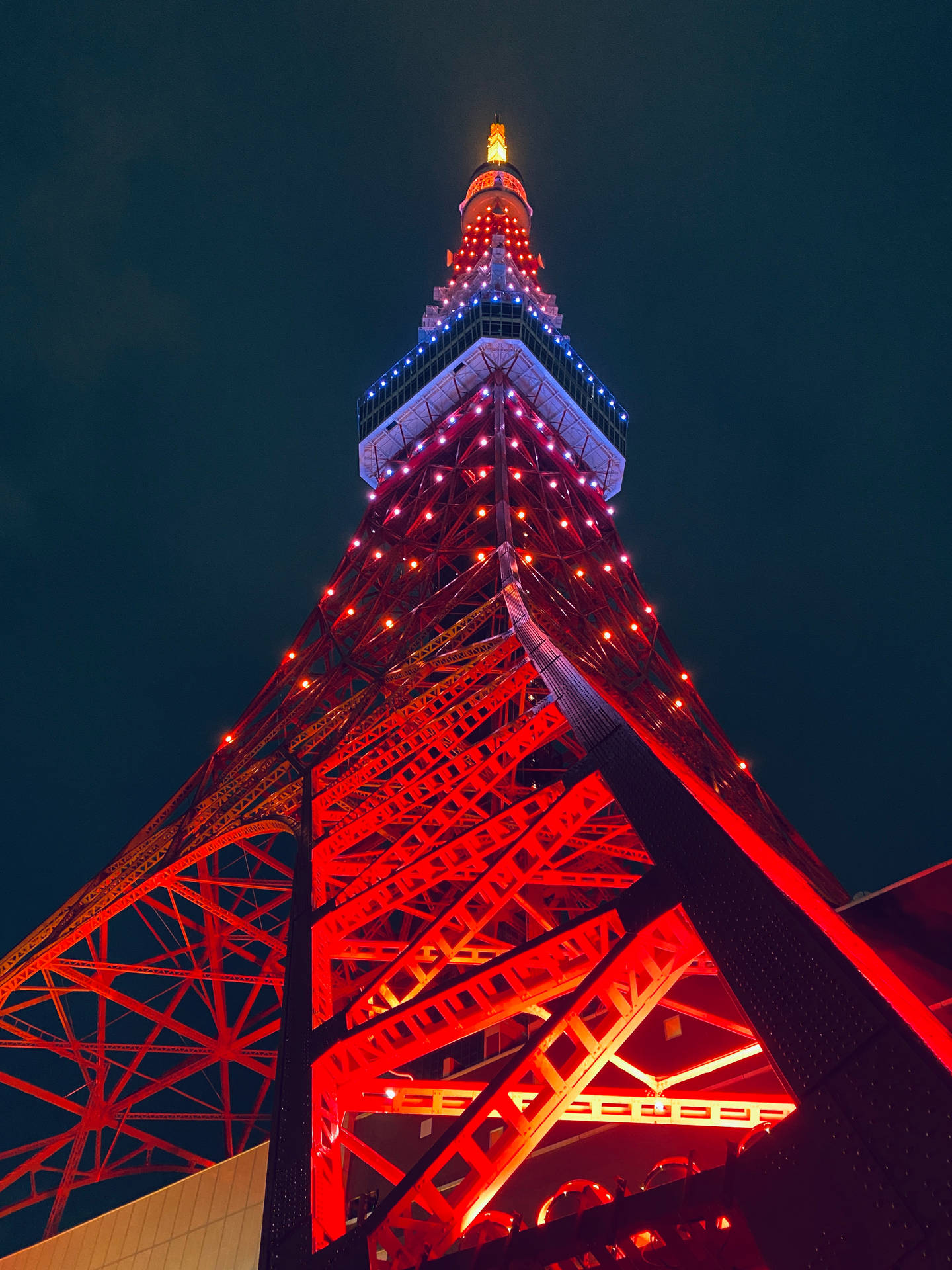 Low-angle Shot Of Tokyo Tower Wallpaper
