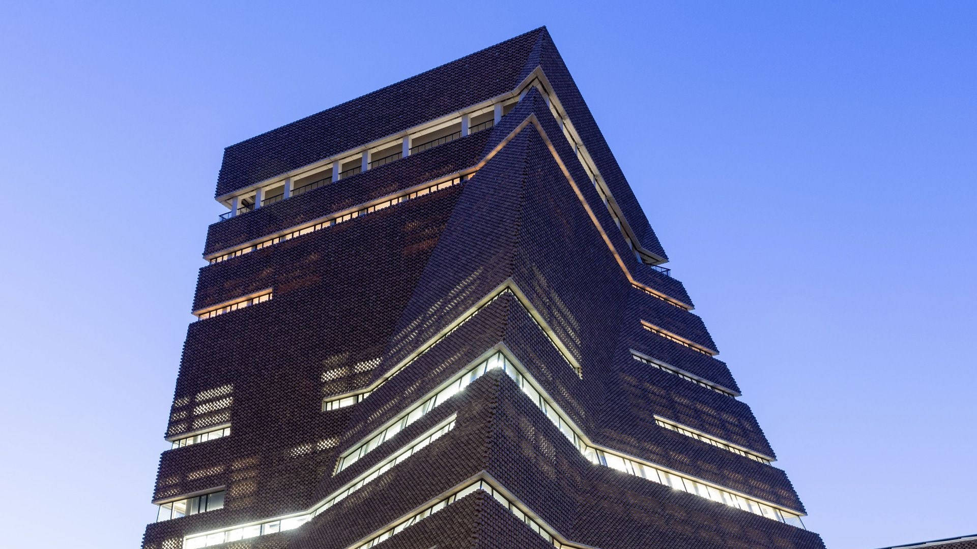 Low-angle Tate Modern Building Picture