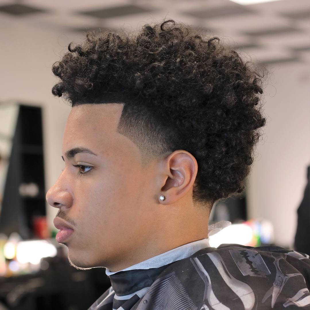 Mohawk Haircut With Afro Hairstyles For Men Background, Black Men S Fade  Haircuts Picture, Haircut, Beauty Background Image And Wallpaper for Free  Download