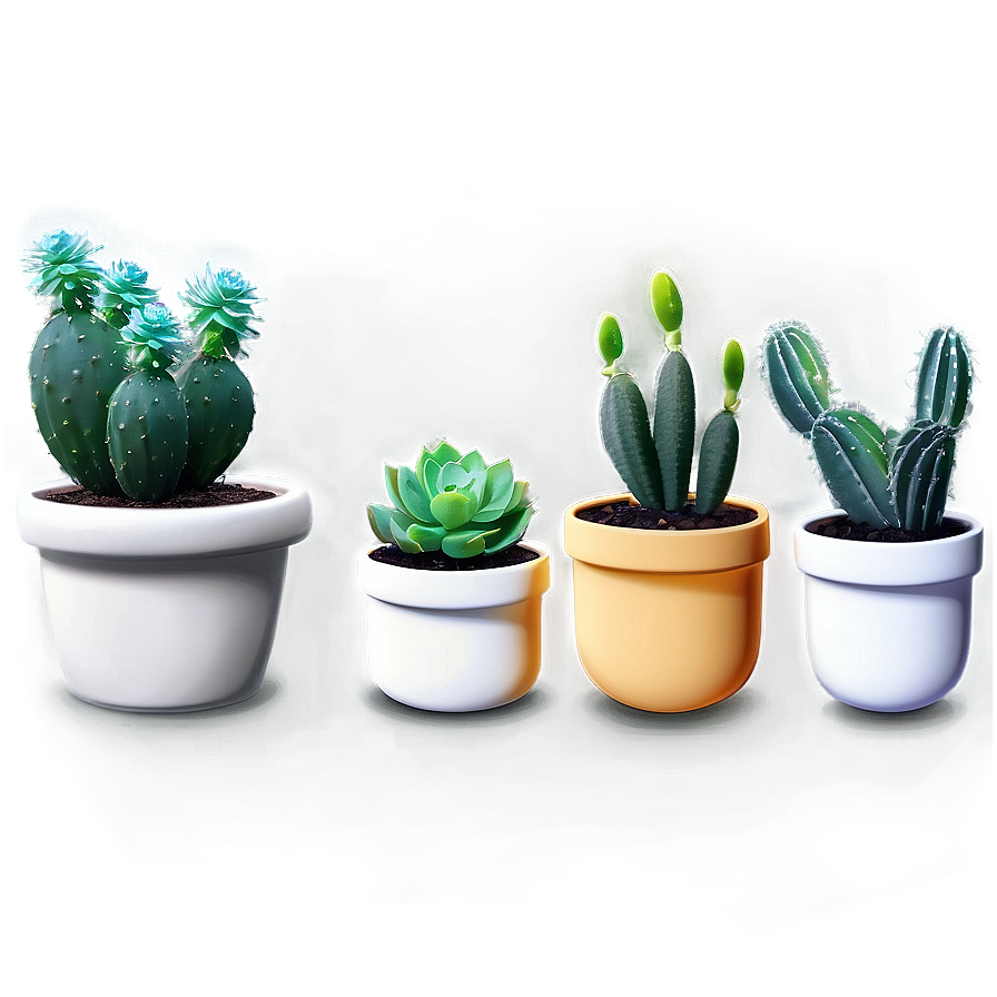 Low Light Succulents Png 10 PNG