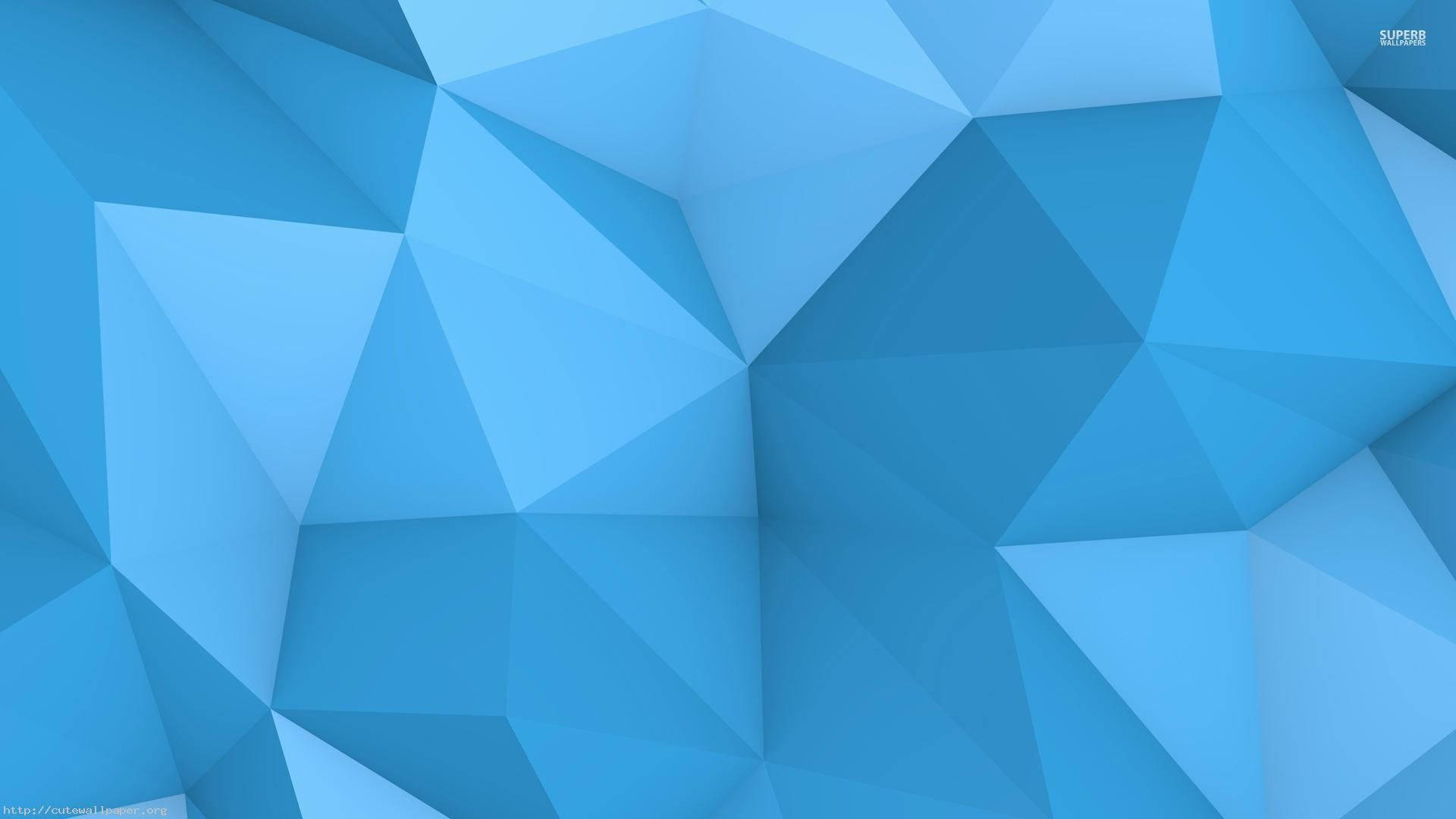 Low Poly Blue Background