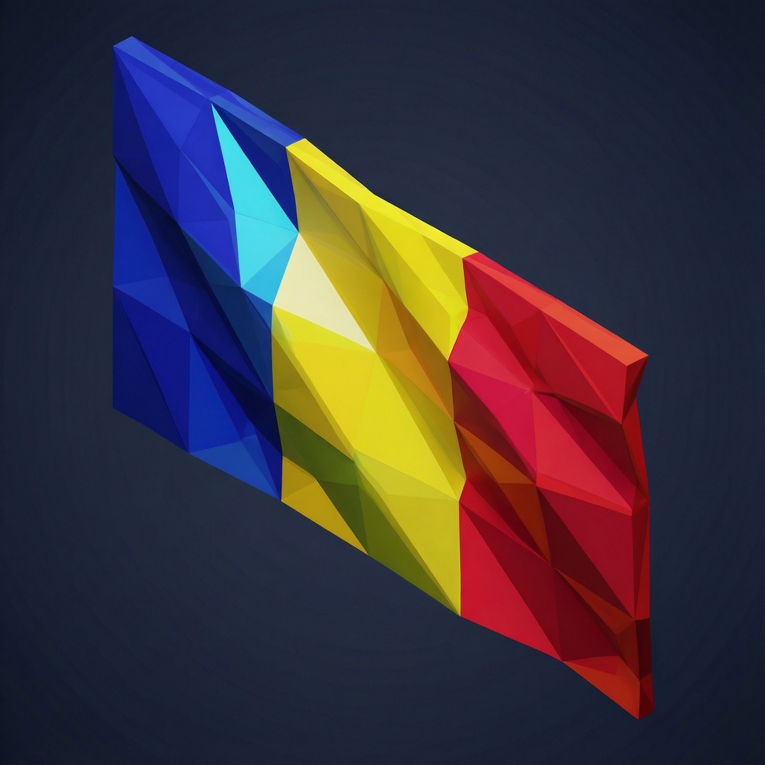 Low Poly Flag Sfondi
