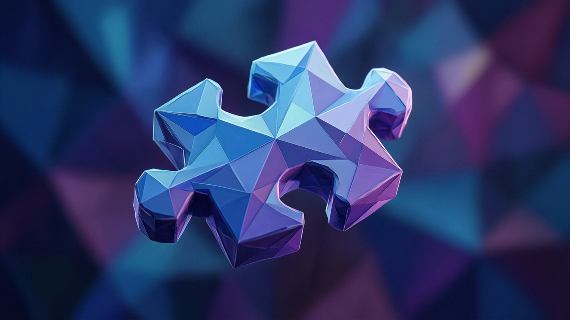 Low-Poly Geometry Bakgrunner