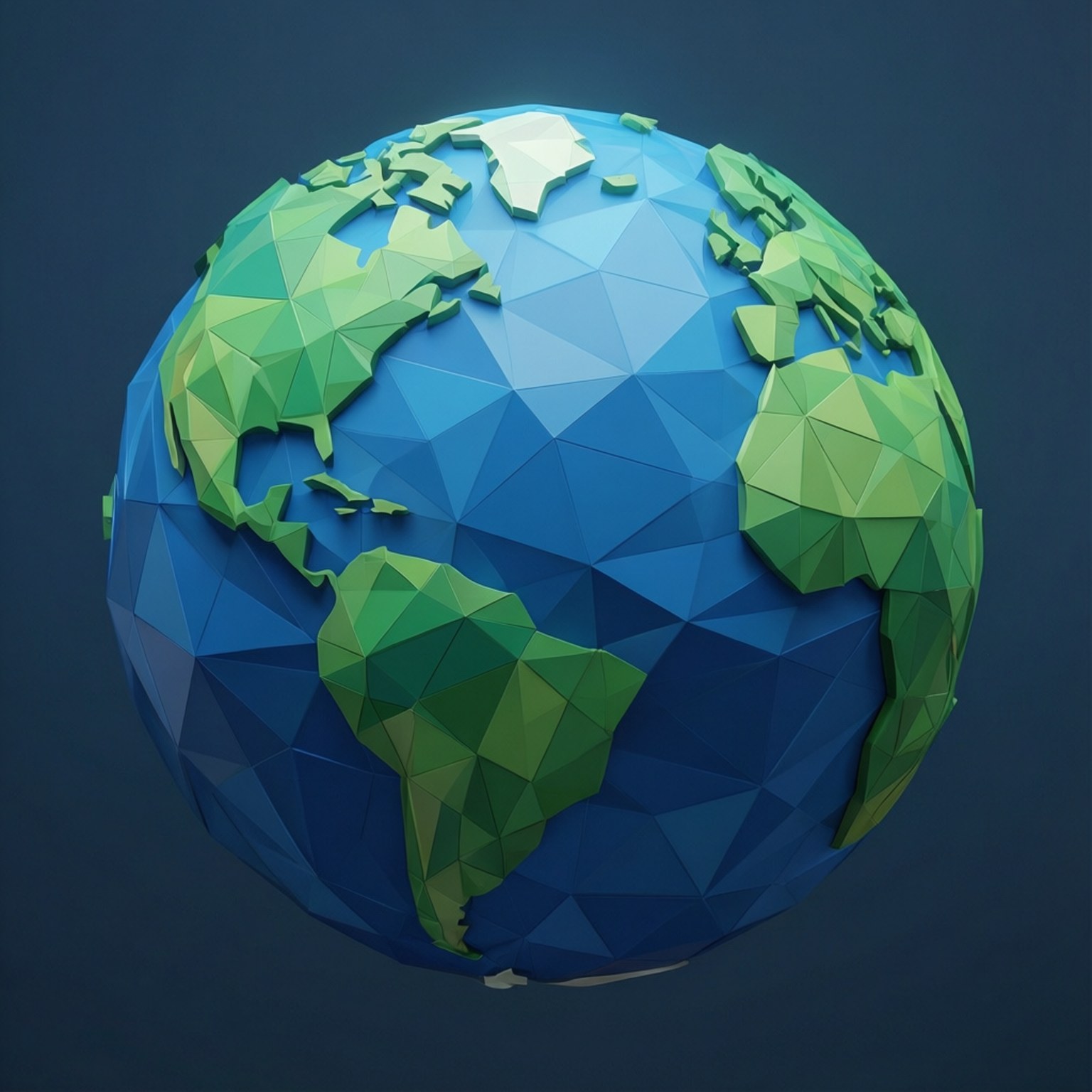 Globo Low-Poly Sfondi