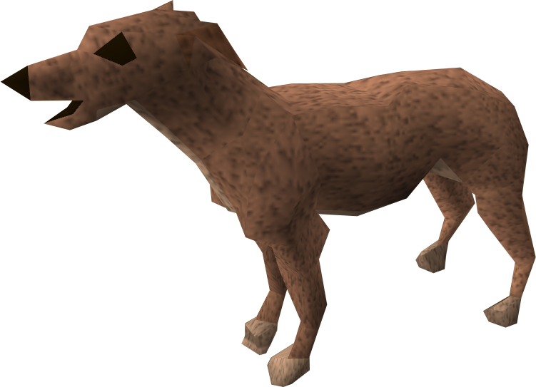 Low Poly Greyhound Model PNG