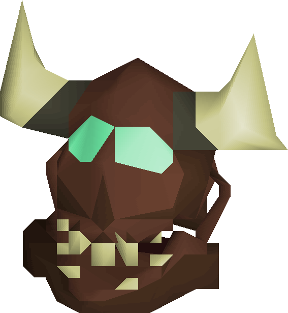 Low Poly Minotaur Head3 D Model PNG