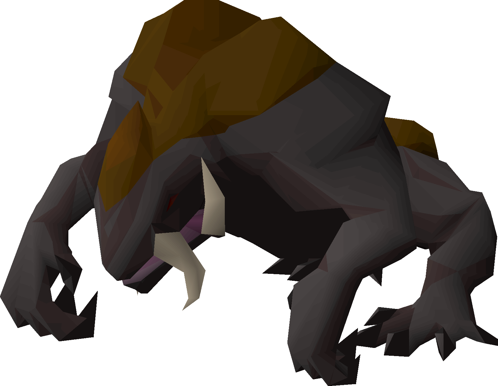 Low Poly Mythical Creature PNG